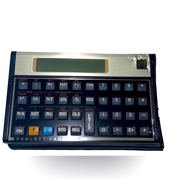 HP Other - VintageHP 12C Financial Calculator HP Hewlett Packard No Case Dual Style Battery